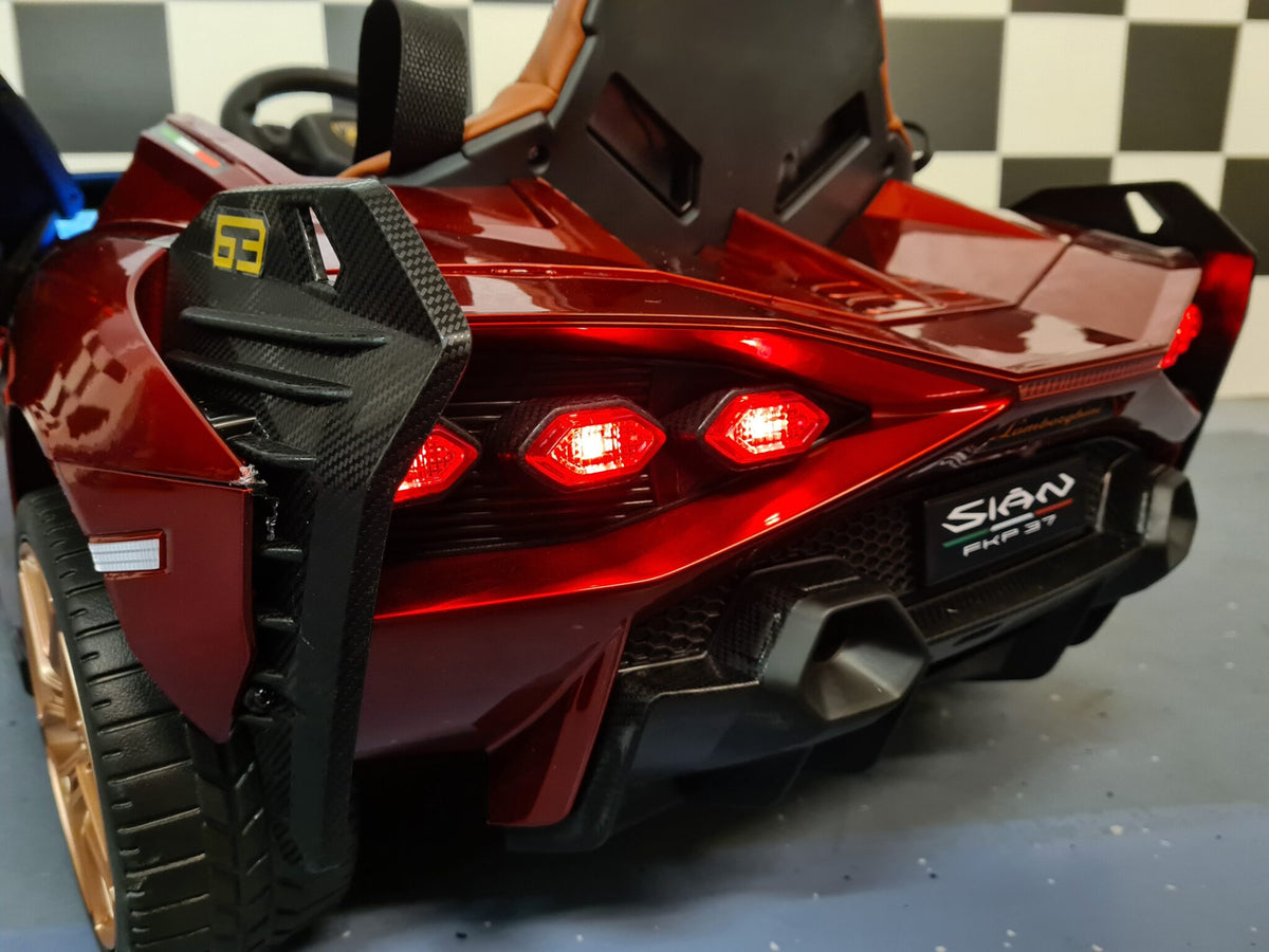 Lamborghini Sian 12V electric car for kids – 1 seat, red