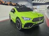 Mercedes-Benz CLA 45 12V electric car for kids – 1 seat, green