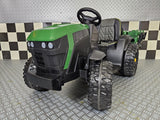 Farmer kids' tractor 12V with remote control – green