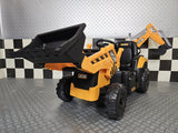 JCB Sitemaster 12V kids' tractor