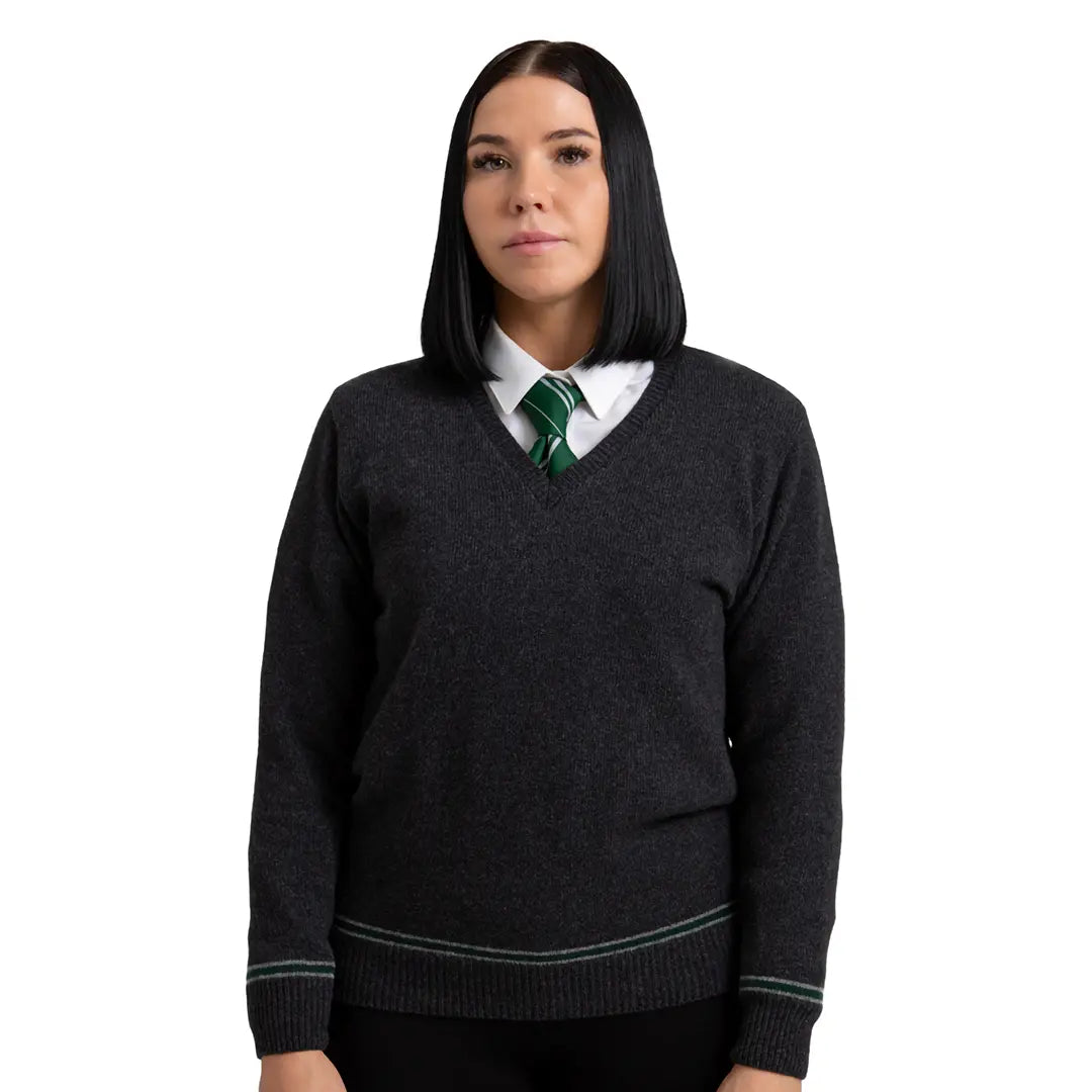 Slytherin V-Neck Sweater - Harry Potter