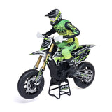 Promoto-SM 1/4 Super Moto Motorcycle, FXR, White: RTR with Battery and Charger