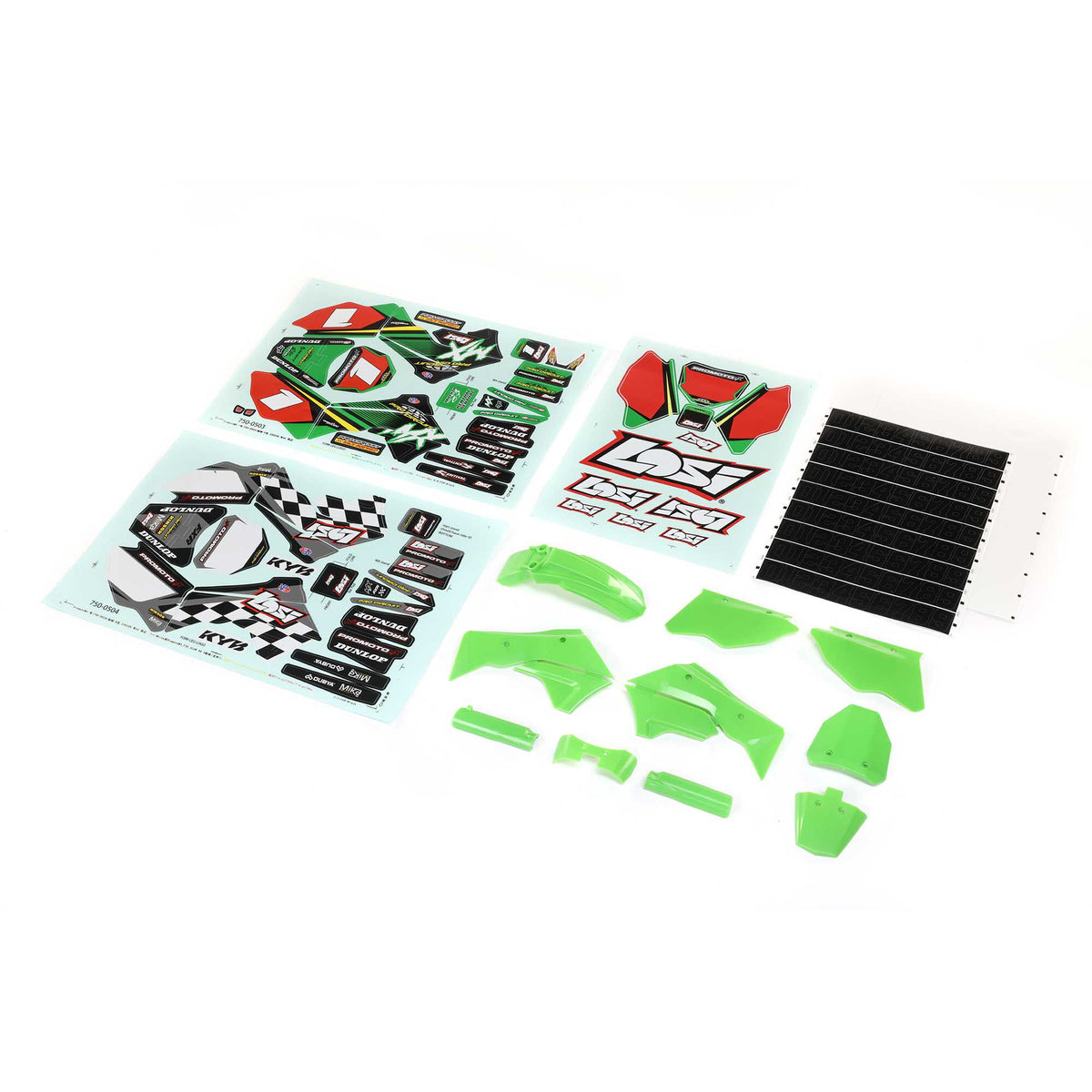 Green Plastics w/Wraps: PM-MX/SM
