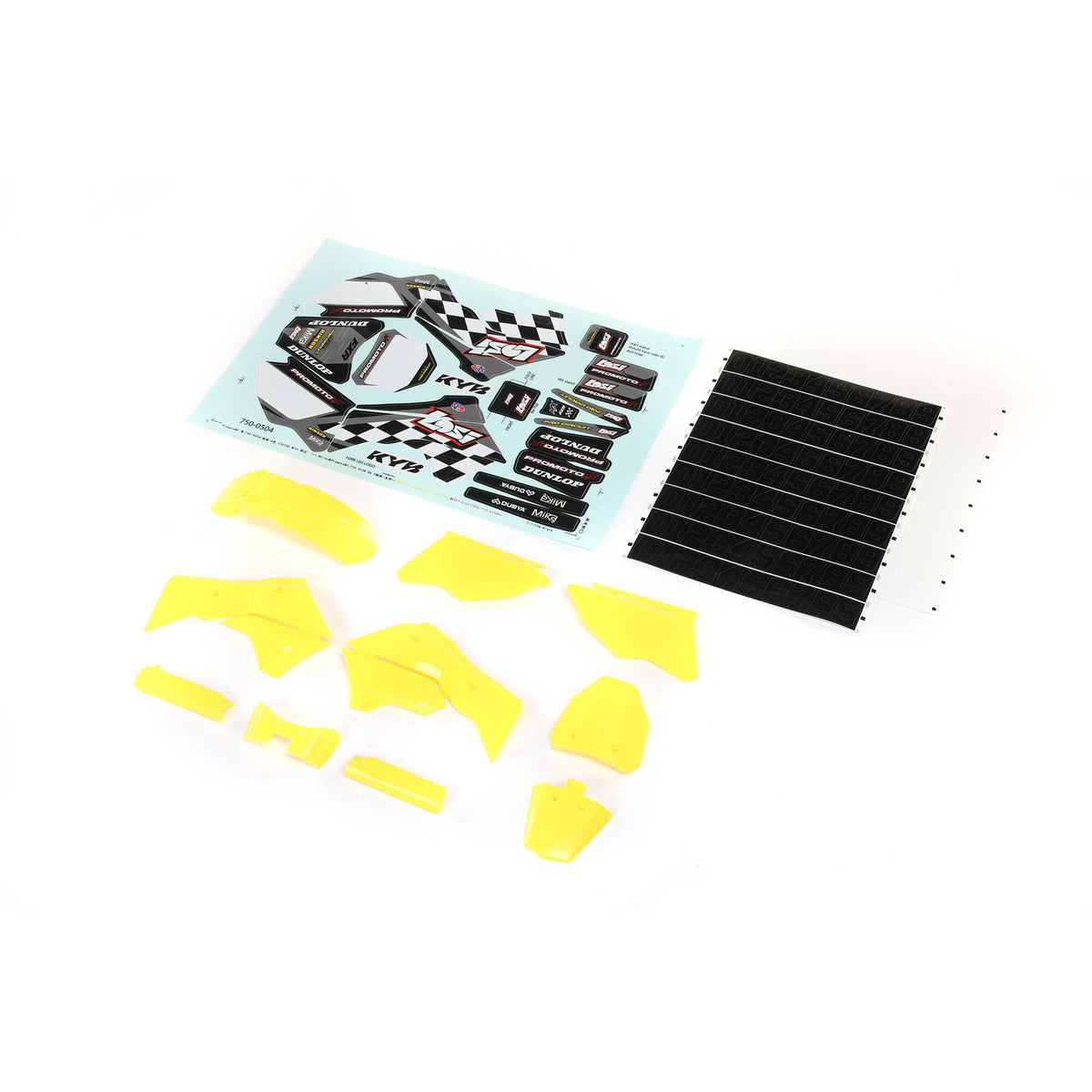 Yellow Plastics w/Wraps: PM-MX/SM
