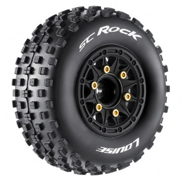 Louise RC World L-T3229SB - Tires & Wheels SC-ROCK (Removable Hex 4pcs) Soft (2)