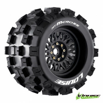 Louise RC World L-T3276X - Tires & Wheels MT-CROSS 3,8 Sport (Removable 17mm Hex 0 & 1/2 Offset) (2)