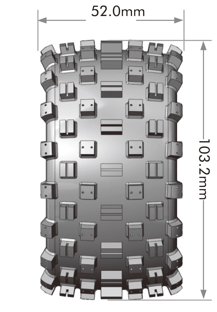 Tires &amp; Wheels ST-ROCK Mini Maxx/ XRT (LÃ¶s 0, 1/2 Offset Hex) (2)