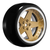 Tires &amp; Wheels Drift / 5-Spoke Bronze (2,4,6,8mm Offset) 12mm Hex (4)