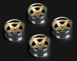 Wheels Drift 5-Spoke Bronze (2,4,6,8mm Offset) 12mm Hex (4)