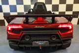 Lamborghini Huracan 12V electric car for kids – 1 seat, metallic red