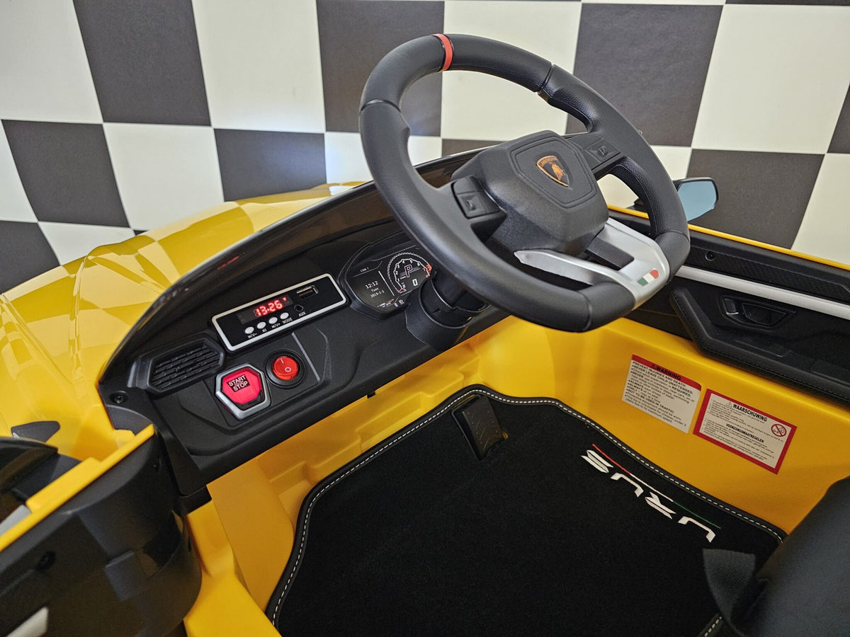 Lamborghini Urus 12V electric car for kids – yellow