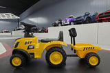 Caterpillar ride-on car with trailer