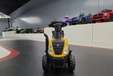 Caterpillar ride-on car with trailer