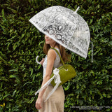 White Lace Umbrella - Bridgerton