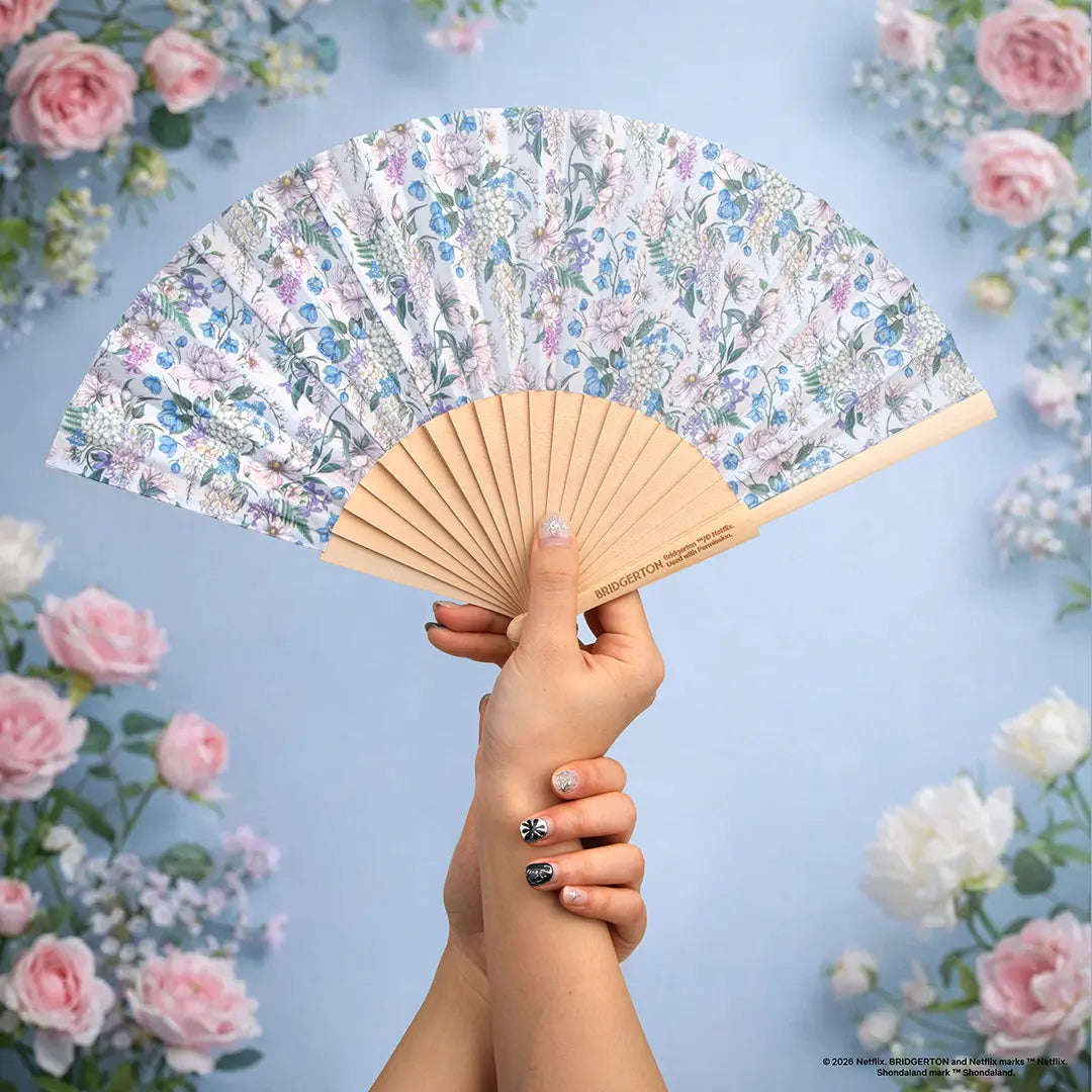 Lis flowers fan - Bridgerton