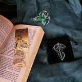 Lorien Brooch and Metal Bookmark Set – The Lord of the Rings