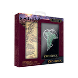 Lorien Brooch and Metal Bookmark Set – The Lord of the Rings