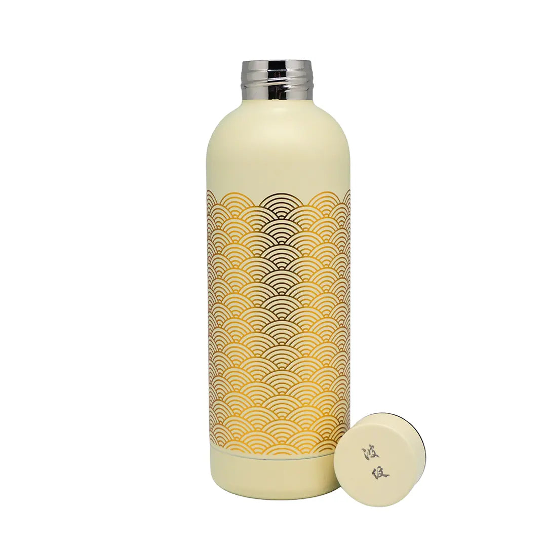 Insulated bottle 500ml - Seigaiha Nami