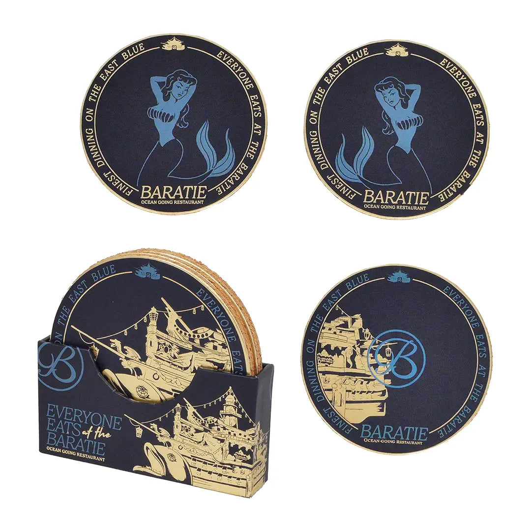 Set of 4 Coasters - Baratie - One Piece