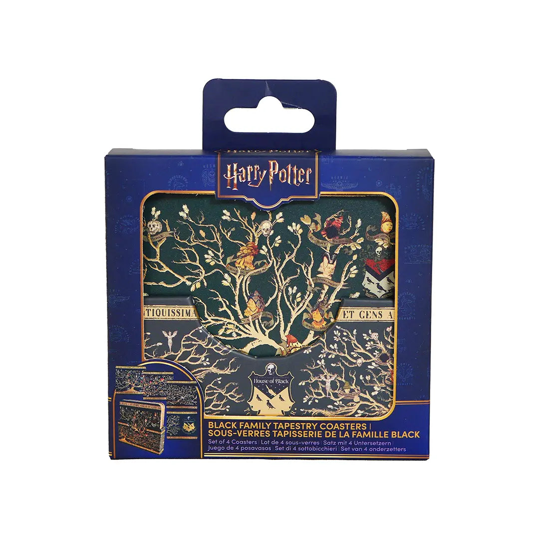 Set of 4 Coasters - Black Family - Harry Potter