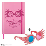 Hard cover notebook and bookmark - Luna Lovegood