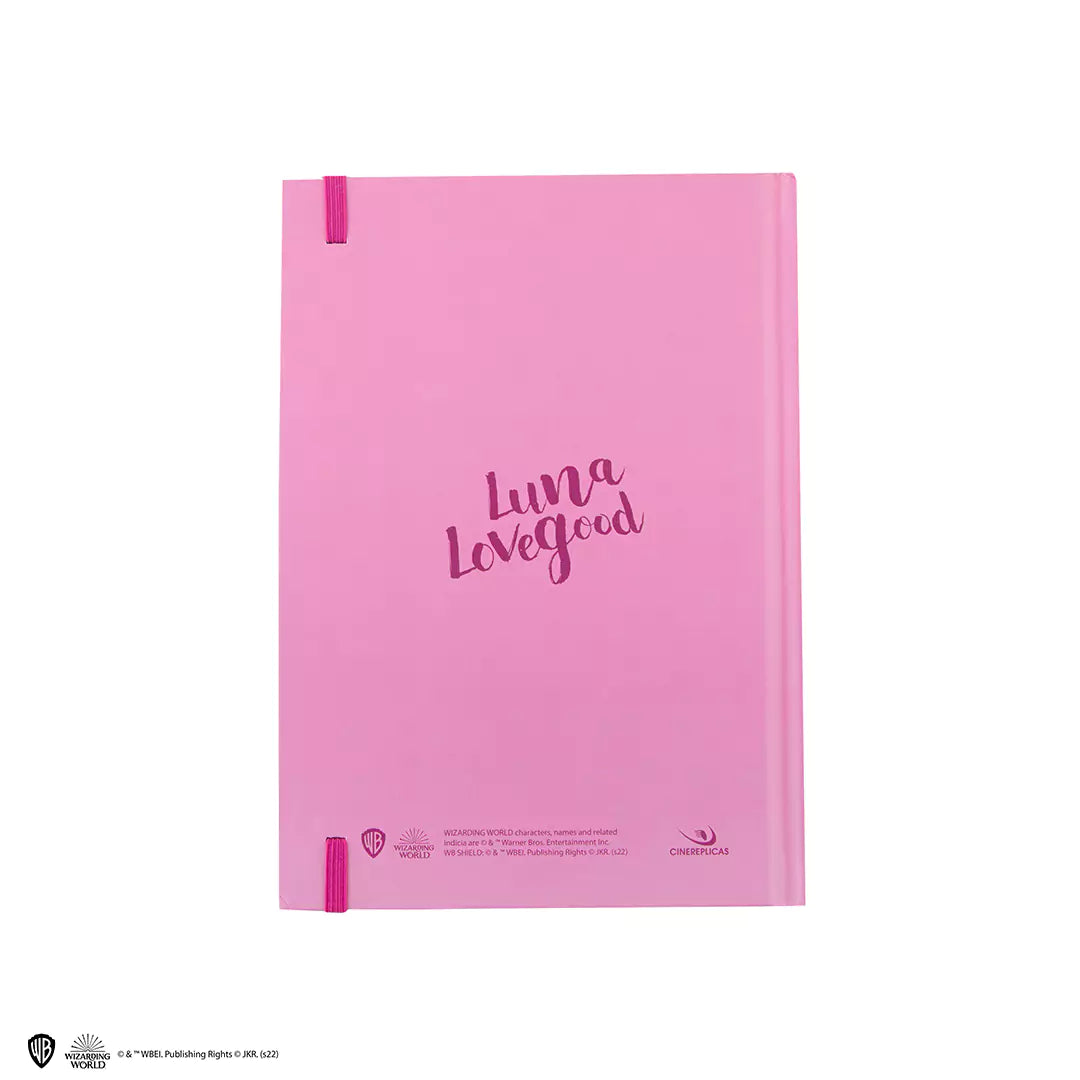 Hard cover notebook and bookmark - Luna Lovegood