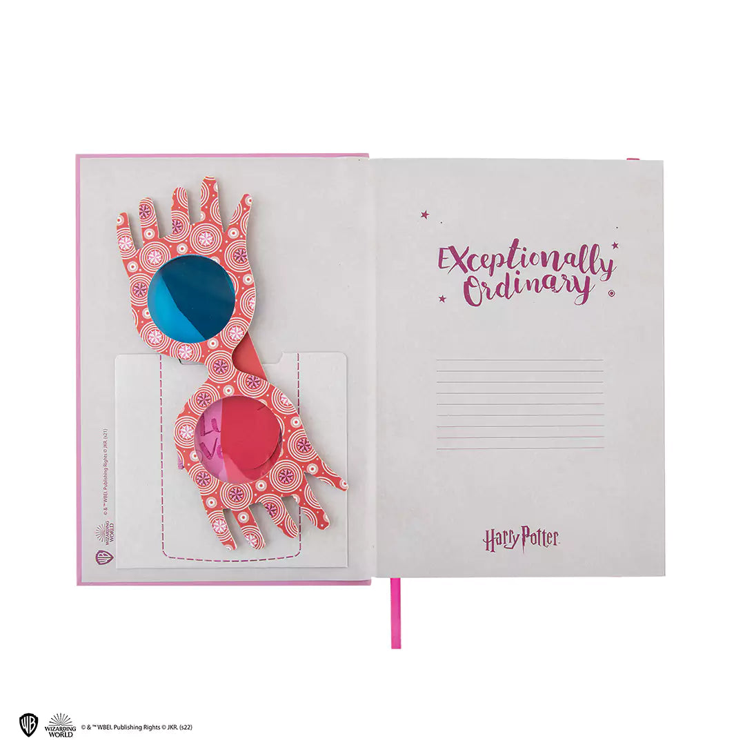 Hard cover notebook and bookmark - Luna Lovegood