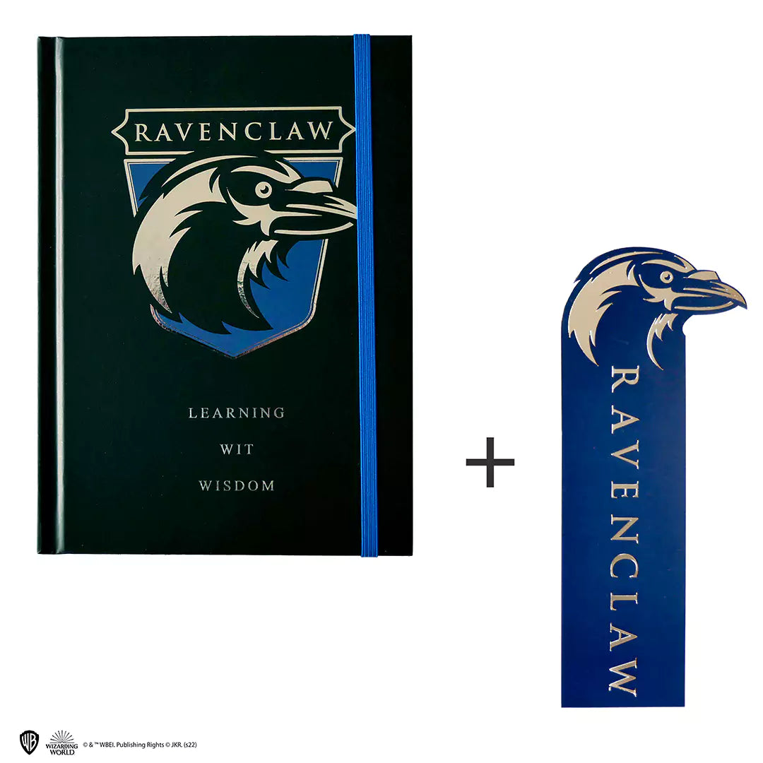 Hard cover notebook and bookmark - Ravenclaw crest