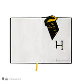 Hard cover notebook and bookmark - Hufflepuff crest