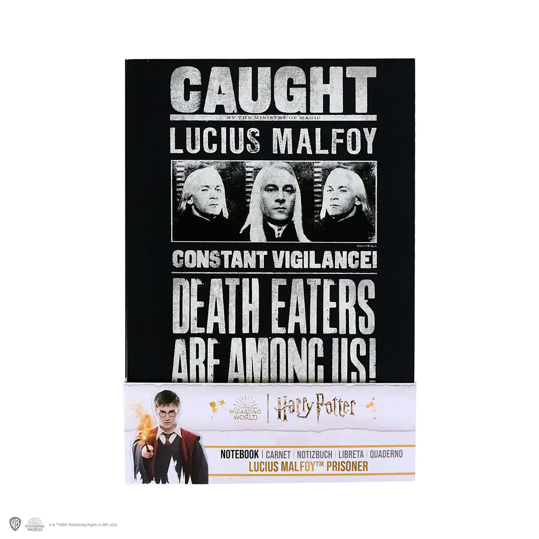 Soft cover notebook - Lucius Malefoy prisoner