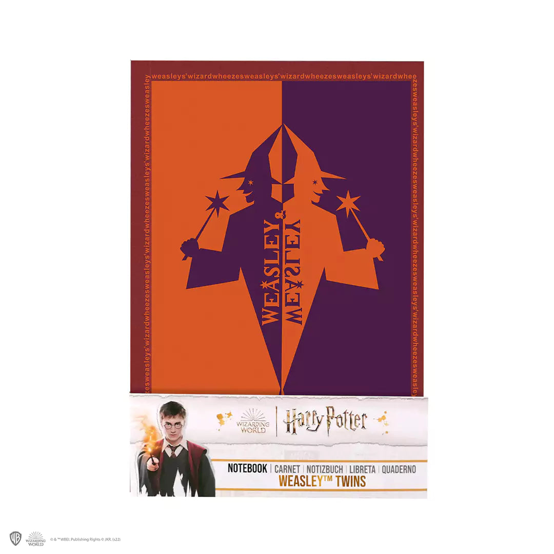 Soft cover notebook - Weasleys twins