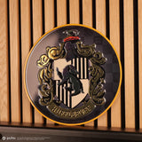Round aluminium plate  Hufflepuff - Harry Potter