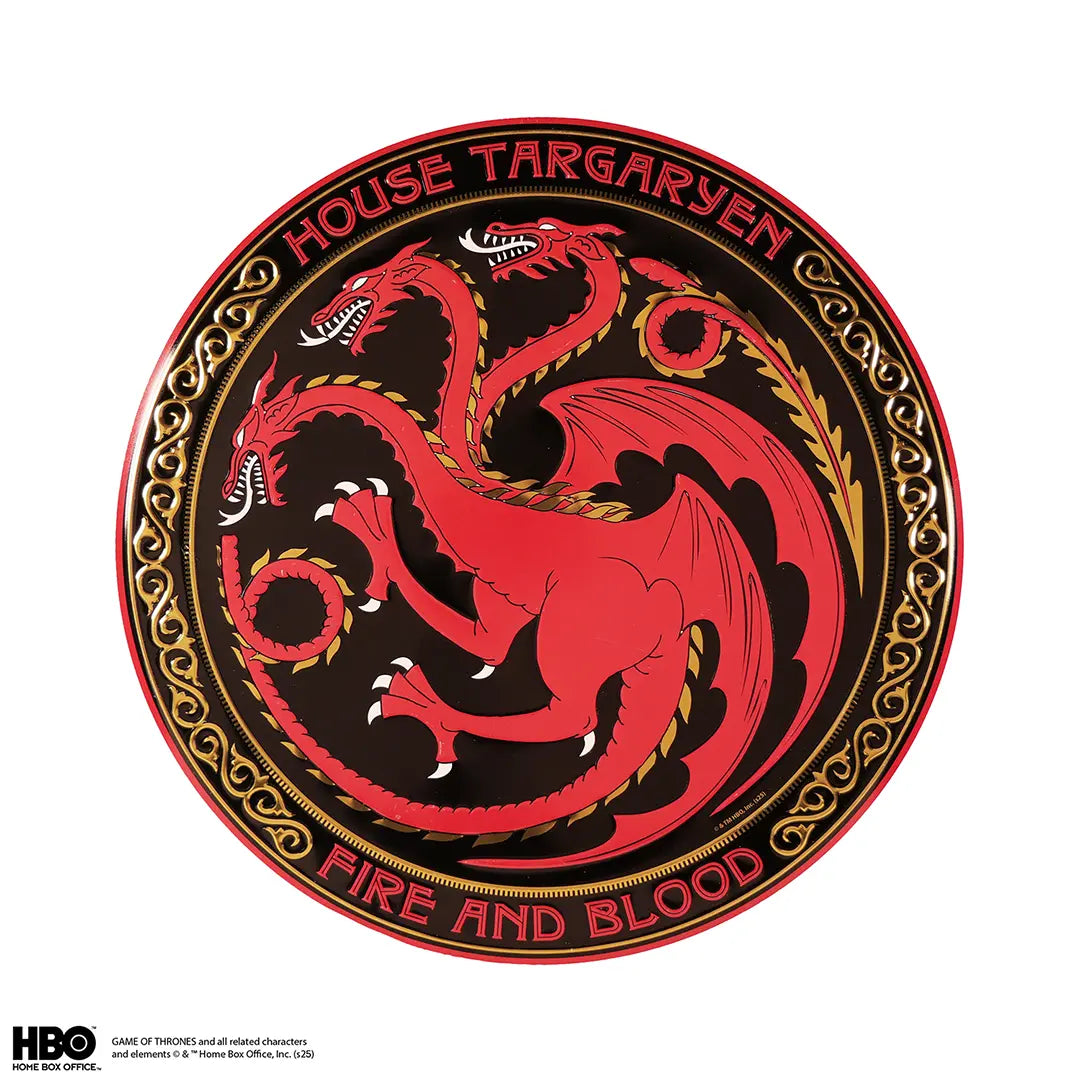 Round aluminium plate Targaryen - Game Of Thrones