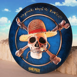 Round aluminium plate Luffy - One Piece