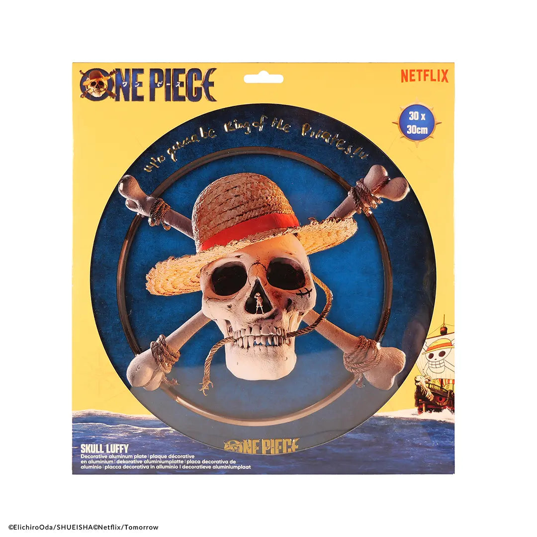 Round aluminium plate Luffy - One Piece