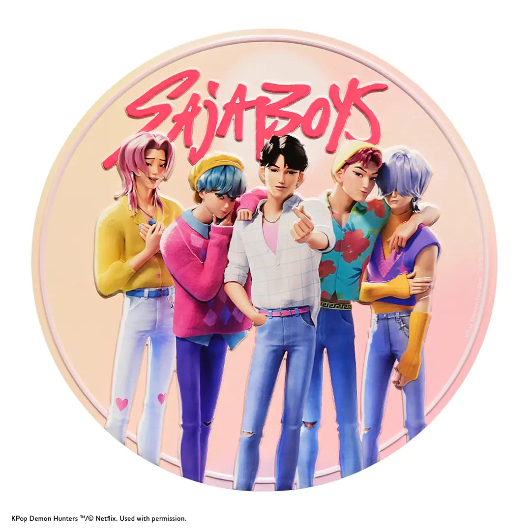 Embossed aluminum poster - Saja Boys - KPop Demon Hunters