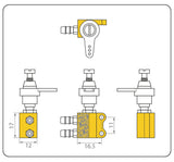 Needle Base R for Remote R/C Needle