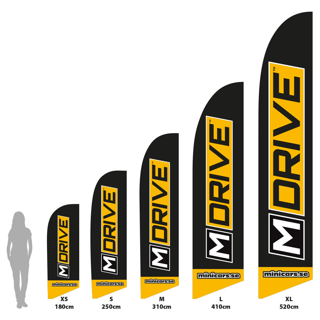 Beach Flag M-Drive - M 310cm