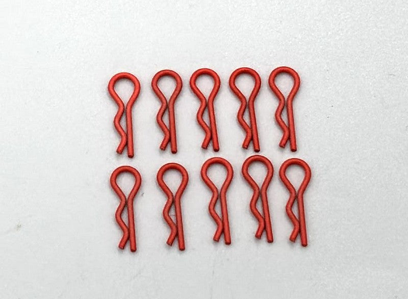 Marka Racing Body Clips 1/28 Fluo Orange (10Pcs)
