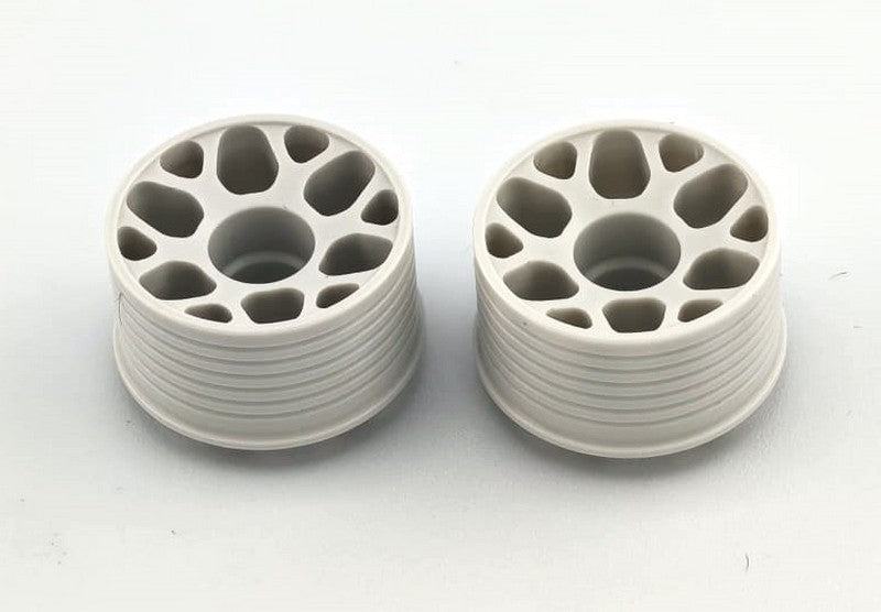 Marka Racing 1:28 Mini-Z 2WD CNC Delrin REAR Wheel 11x20mm +1 Offset (LIGHT GREY)