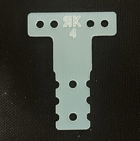Marka Racing MZR-2214 - Mini-Z MM/LM Fiber Glass T-Plate MEDIUM #4 (1Pcs)