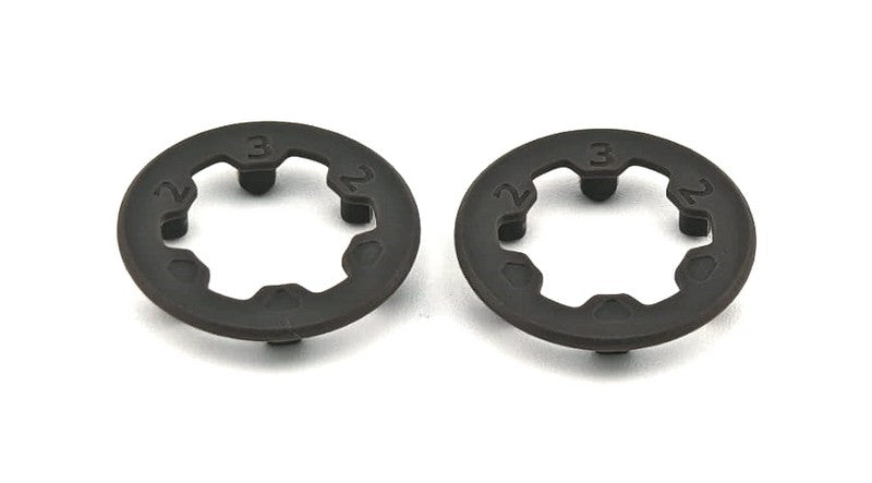 Marka Racing 1:28 Mini-Z Side Wall Flange - DARK GREY 23.2mm (2 Pcs)