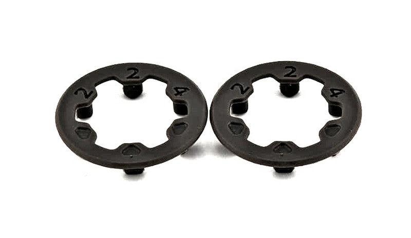 Marka Racing 1:28 Mini-Z Side Wall Flange - DARK GREY 22.2mm (2 Pcs)