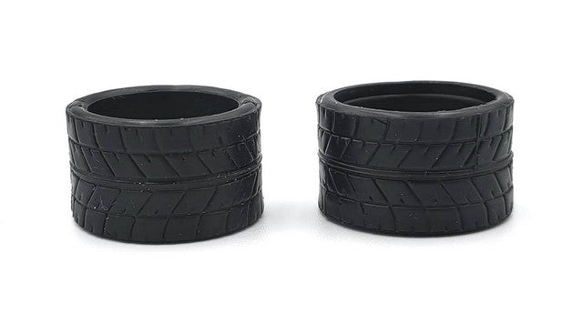 Marka V1 Mini-Z RCP Rubber Rear Tire Radial 20° - Hard - 14mm (2Pcs)