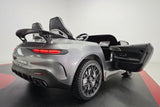 Mercedes-Benz GT63 24V electric car for kids – 2 seats, metallic grey