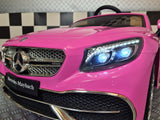 Mercedes-Benz Maybach S650 12V electric car for kids – 1 seat, pink