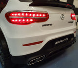 Mercedes-Benz GLC 63 AMG 12V electric car for kids – white