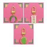 4 Charm & Chain Set - Glinda & Elphaba - Wicked