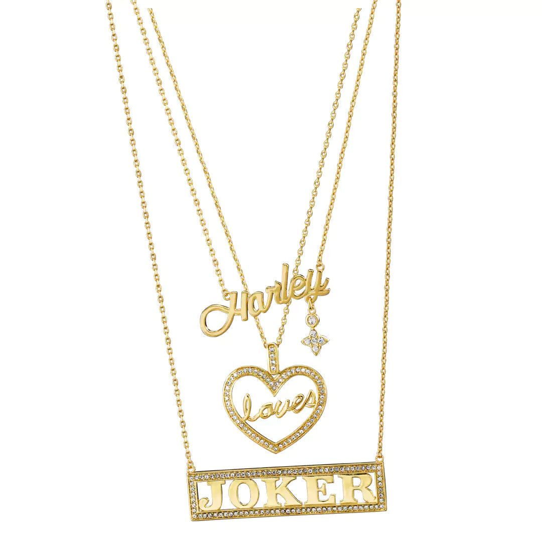 DC- Harley Loves Joker Necklace Set
