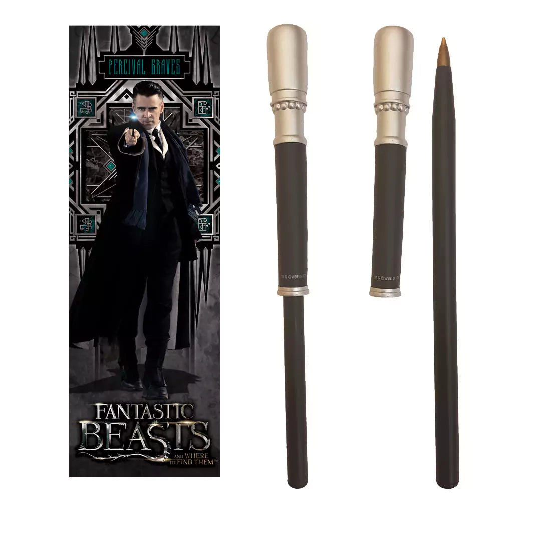 Percival Graves Wand Pen & Bookmark
